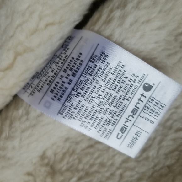 NWTs Carhartt Womens Large Weathered Wildwood Duck Jacket, Vintage Carhartt NWTs - Picture 4 of 6